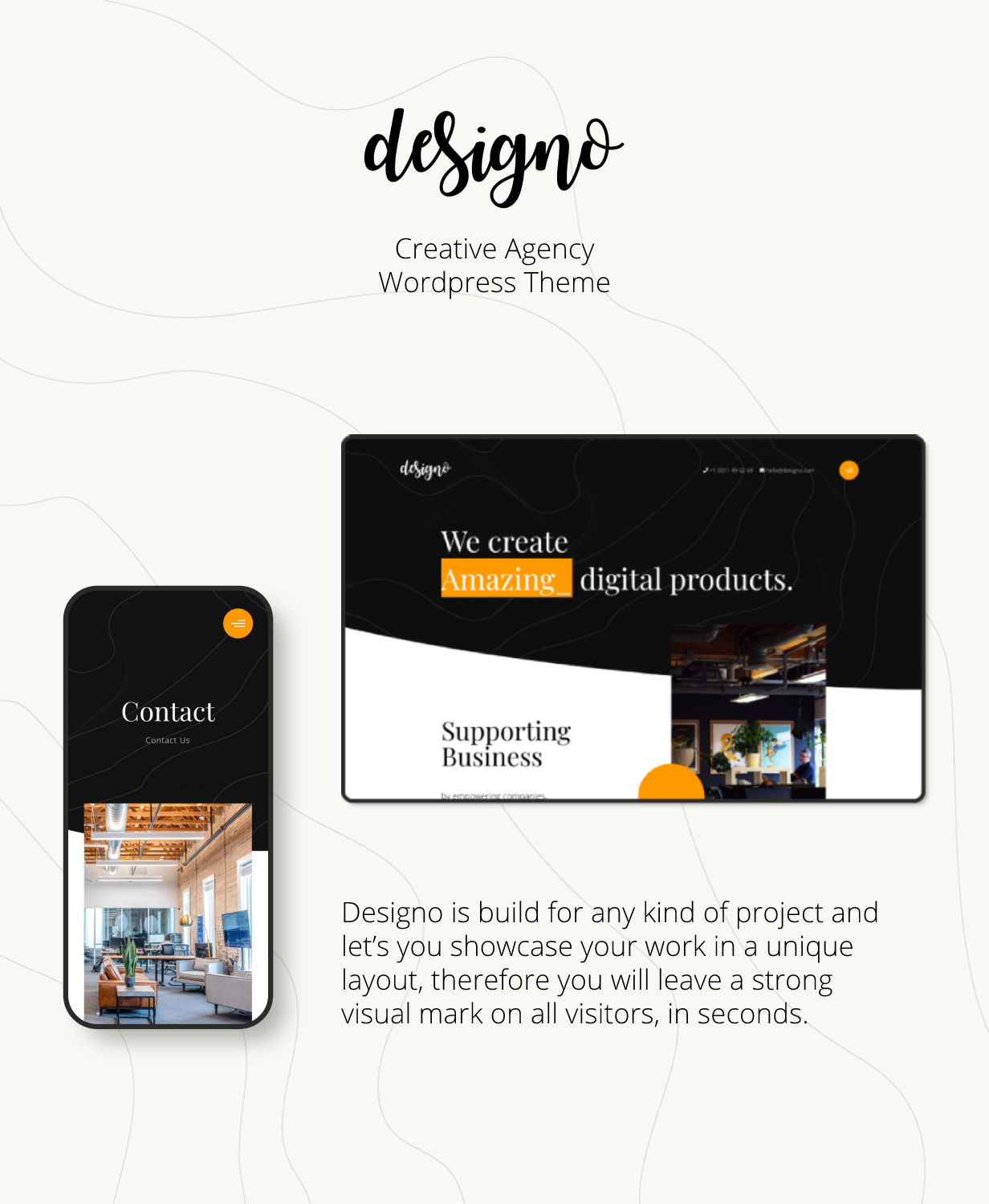 Designo - Creative Agency WordPress Theme - 1