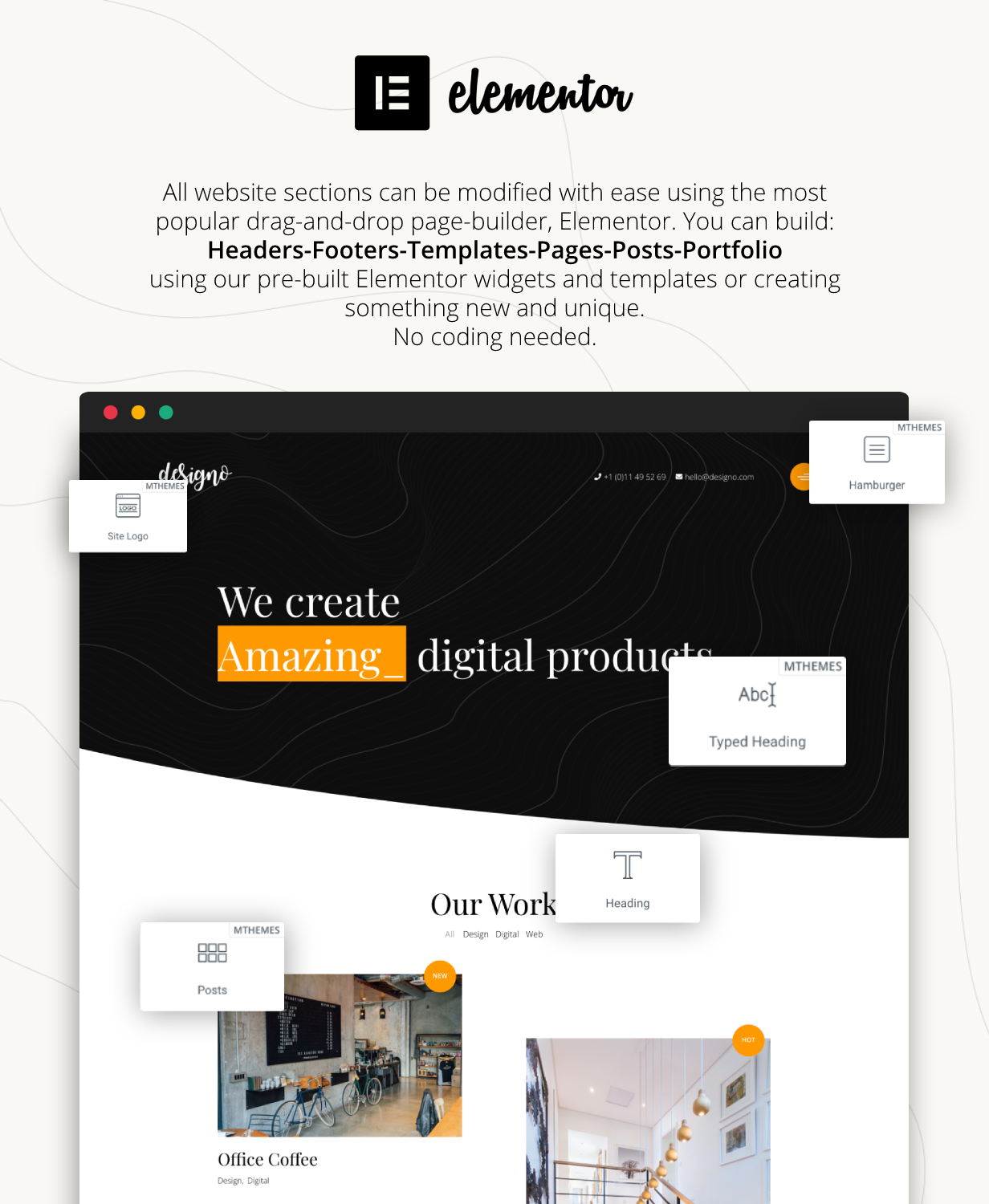 Designo - Creative Agency WordPress Theme - 2